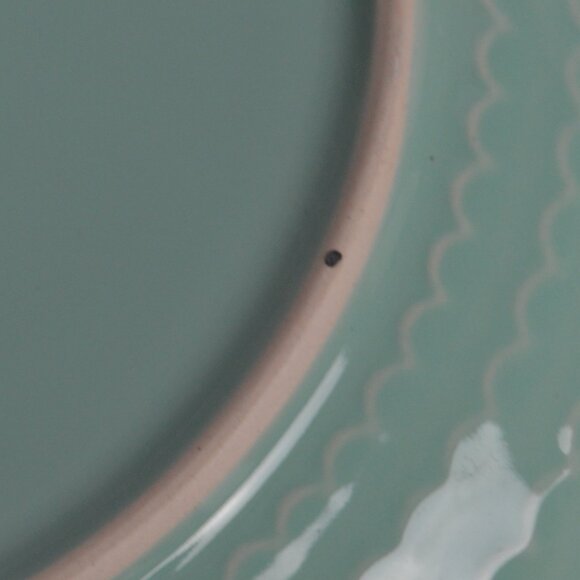 PFALTZGRAFF VENICE AQUA BLUE SEA SHELL SALAD PLATES 8.5" D SET OF 4 NEW  **Pleas - Picture 7 of 13